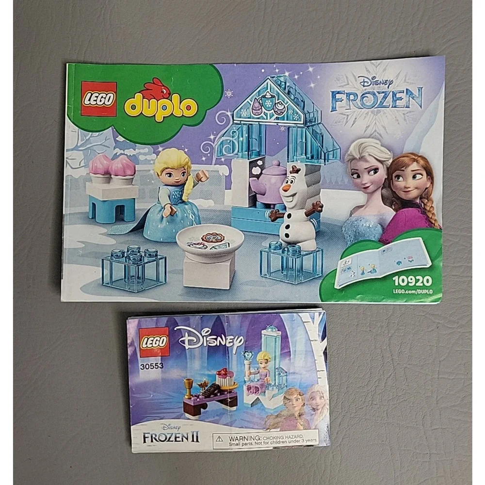 Lego Duplo Disney 10899 Frozen Ice Castle 10920 Olaf Elsa Tea Party READ